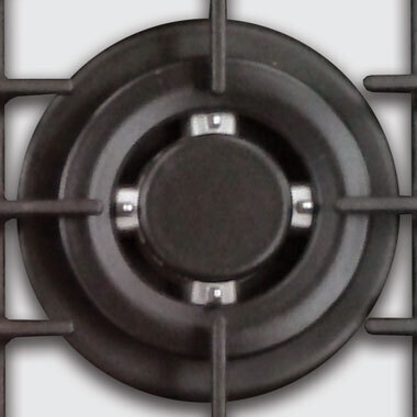 Εστία Αερίου με Γυάλινη επιφάνεια - KCG 4380 W Turbo