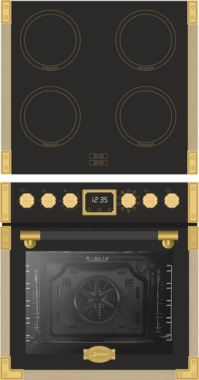 Εντιχοιζόνενος φούρνος & εστία EHC 6776 I AD