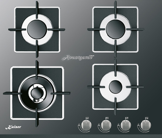 Εστία Αερίου με Γυάλινη επιφάνεια - KCG 6382 Turbo