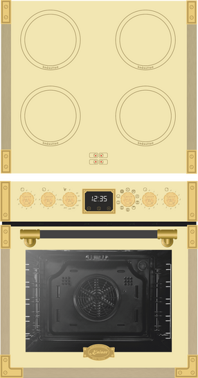 Εντιχοιζόμενος φούρνος & εστία EHC 6776 I ElfAD