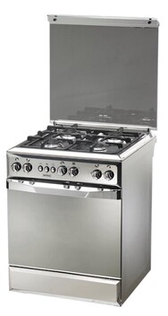 Κουζίνα αερίου inox UNIVERSAL 6604 I, 60 εκ.