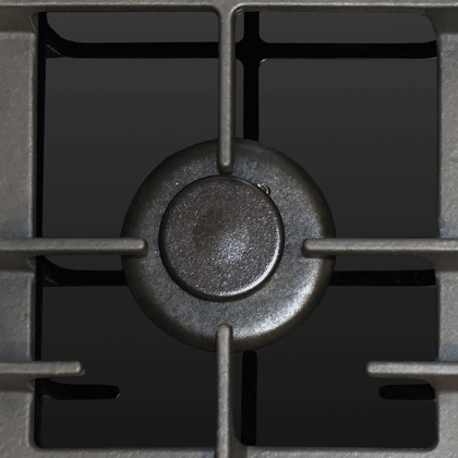 Εστία Αερίου με Γυάλινη επιφάνεια - KCG 4384 Turbo