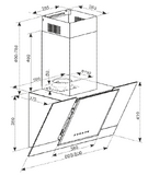 Επικλινής Απορροφητήρας Επιτοίχιος - AT 8438 F Eco
