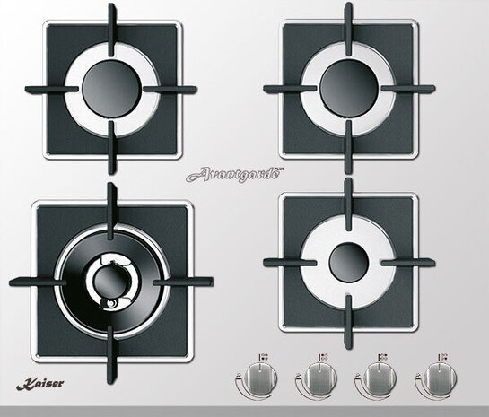 Εστία Αερίου με Γυάλινη επιφάνεια - KCG 6382 W Turbo