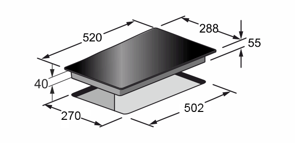 Επαγωγική Εστία Ρεύματος - KCT 3726 FIW