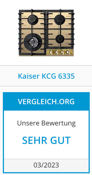 Εστία Αερίου με Γυάλινη επιφάνεια - KCG 6335 ElfEm Turbo