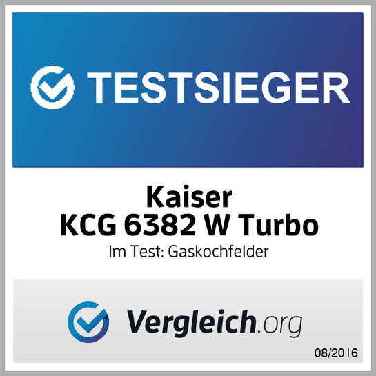 Εστία Αερίου με Γυάλινη επιφάνεια - KCG 6382 W Turbo