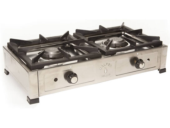 Κουζίνα υγραερίου με δύο εστίες