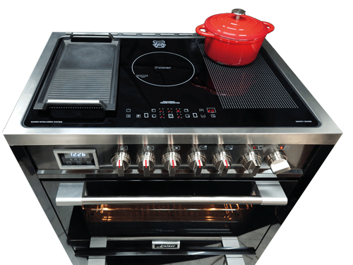 Κουζίνα ελεύθερη 90εκ. με επαγωγικές εστίες - HC 93691 IS