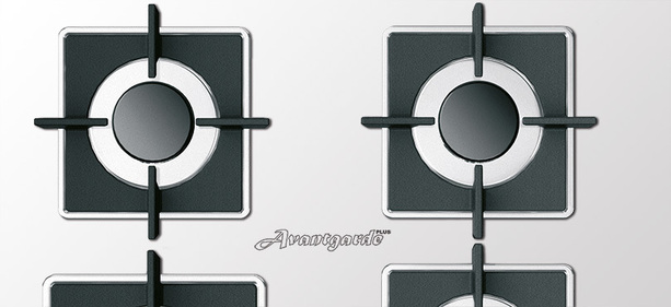 Εστία Αερίου με Γυάλινη επιφάνεια - KCG 6382 W Turbo