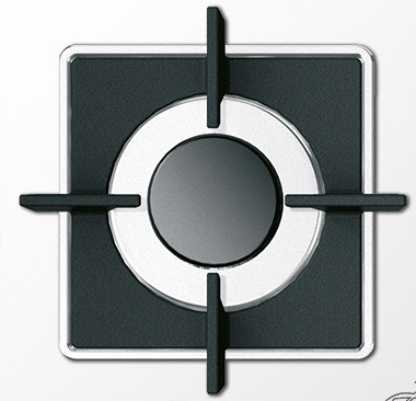 Εστία Αερίου με Γυάλινη επιφάνεια - KCG 6382 W Turbo