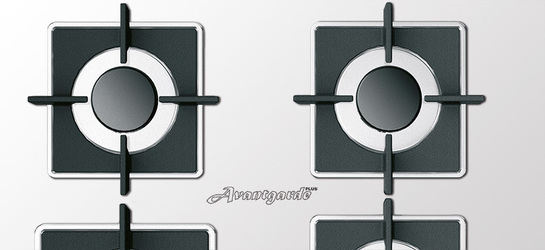 Εστία Αερίου με Γυάλινη επιφάνεια - KCG 6382 W Turbo