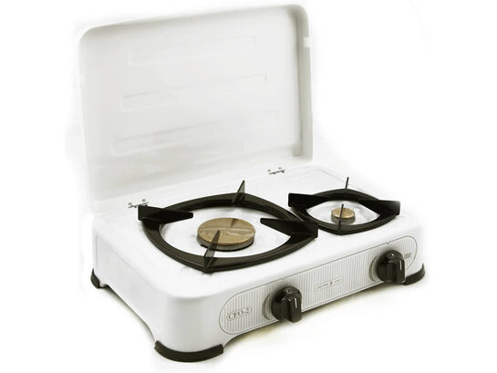 Κουζινάκι υγραερίου εμαγιέ με δύο εστίες