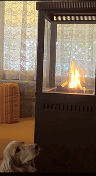 Τζάκι υγραερίου εξωτερικού και εσωτερικού χώρου. 13 Watt.