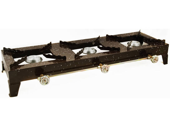 Κουζινάκι προπανίου ελαφριού τύπου με τρεις εστίες