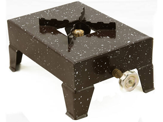 Κουζίνα καφενείου με μία εστία